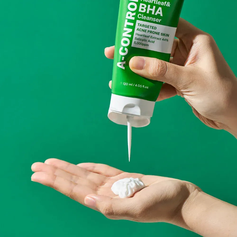 Nine Less A-Control Heartleaf &amp; BHA Cleanser 120ml