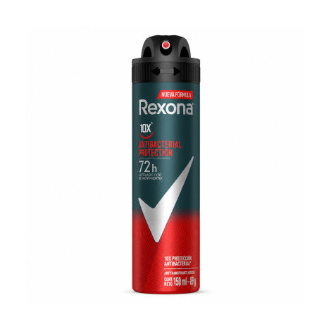 Rexona 10X Antibacterial Protection 72h Antitranspirante Spray 150 ml
