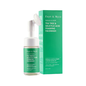 Zayn &amp; Myza Tea Tree and Salicylic Acid Foaming Face Wash for Women (100ml) - Pack of 02