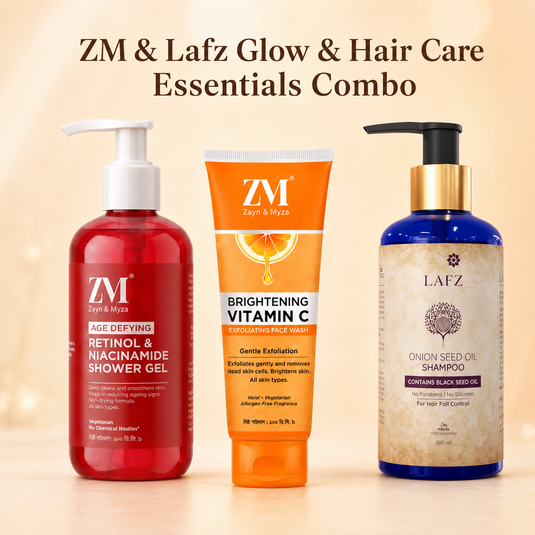 ZM &amp; Lafz Glow &amp; Hair Care Essentials Combo