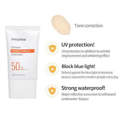 innisfree Intensive Triple-Shield Sunscreen SPF50+ PA++++ (50ml)