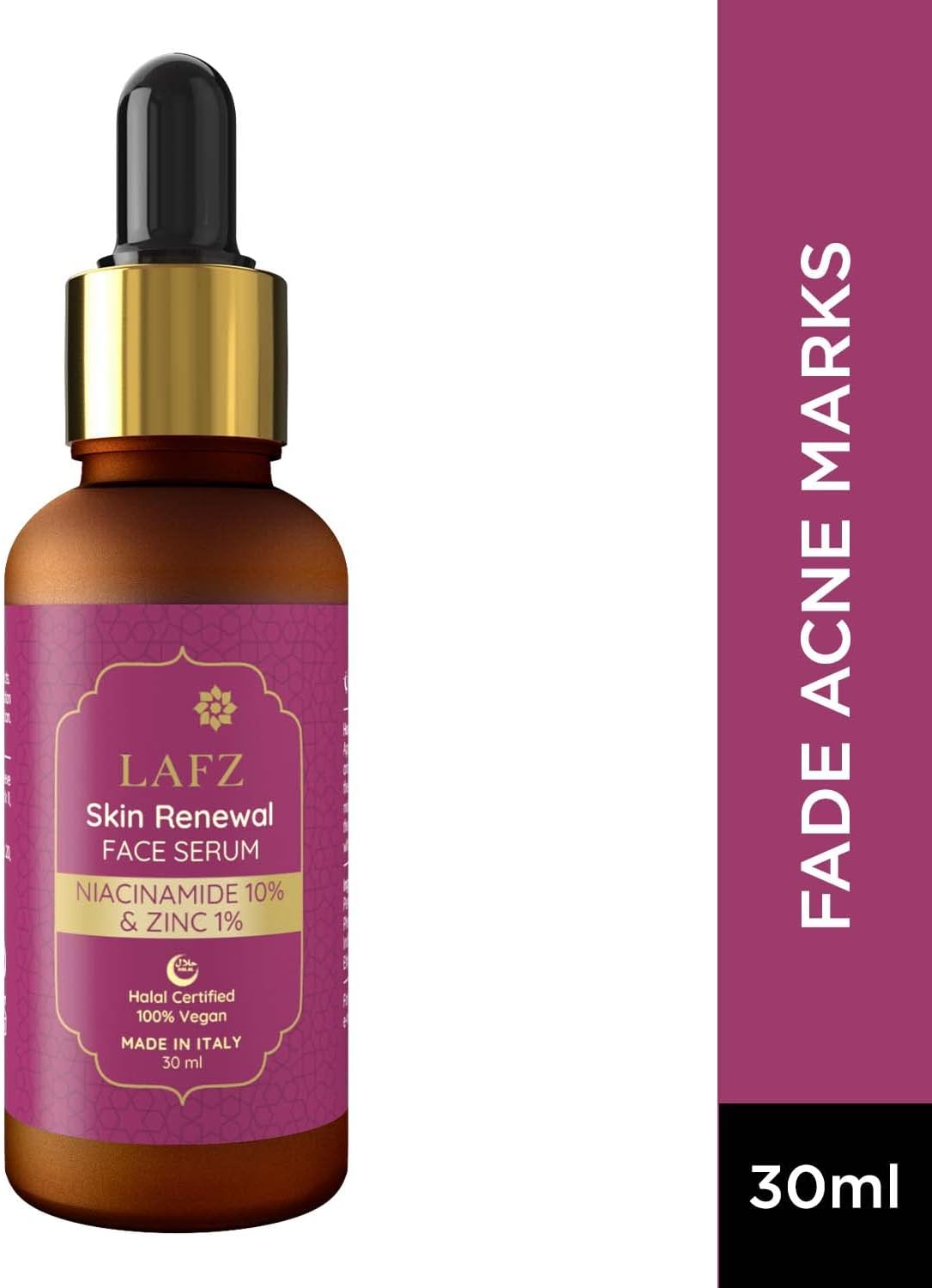 Lafz Skin Renewal Face Serum (30ml) - Niacinamide 10% &amp; Zinc 1% (B1G1)