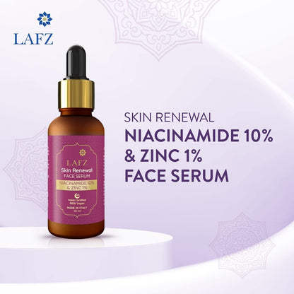 Lafz Skin Renewal Face Serum (30ml) - Niacinamide 10% &amp; Zinc 1%