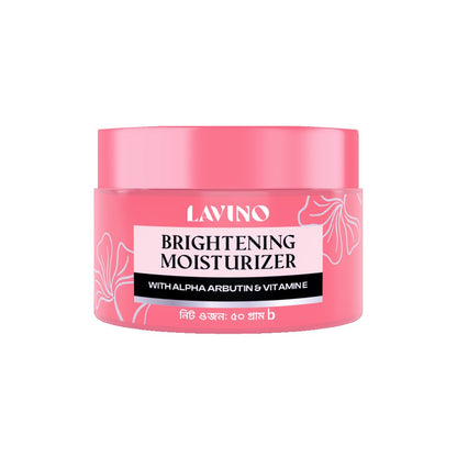 Lavino Brightening Moisturizer with Alpha Arbutin &amp; Vitamin E (50ml)