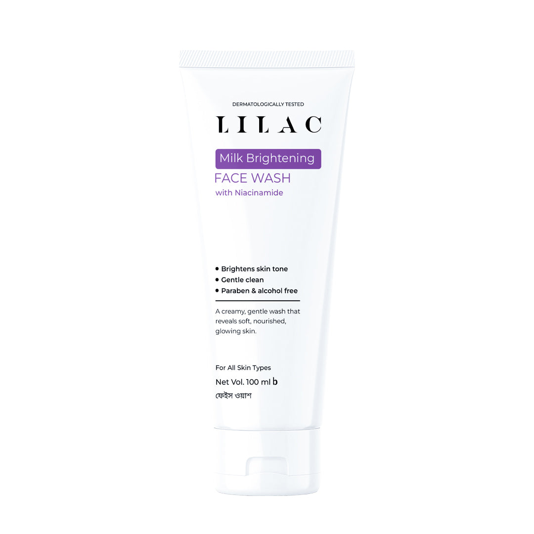 Lilac Milk Brightening Face Wash (100ml)