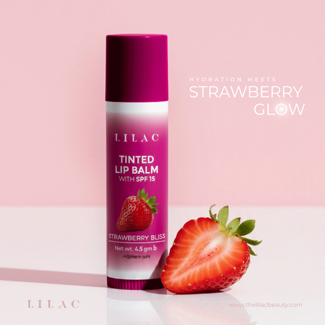 Lilac Lip Balm 4.5gm - Strawberry Bliss