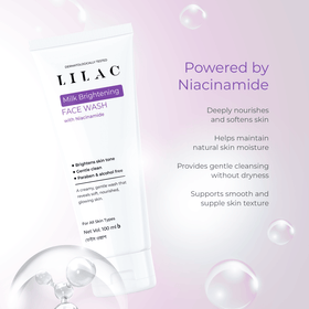 Lilac Milk Brightening Face Wash (100ml)