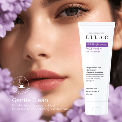 Lilac Milk Brightening Face Wash (100ml)
