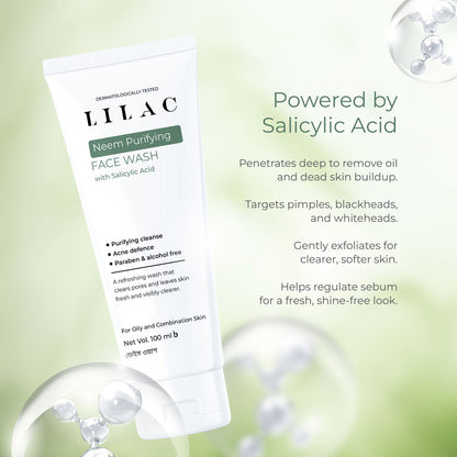 Lilac Neem Purifying Face Wash (100ml)