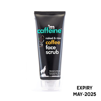 mCaffeine Naked and Raw Coffee Face Scrub (100gm)