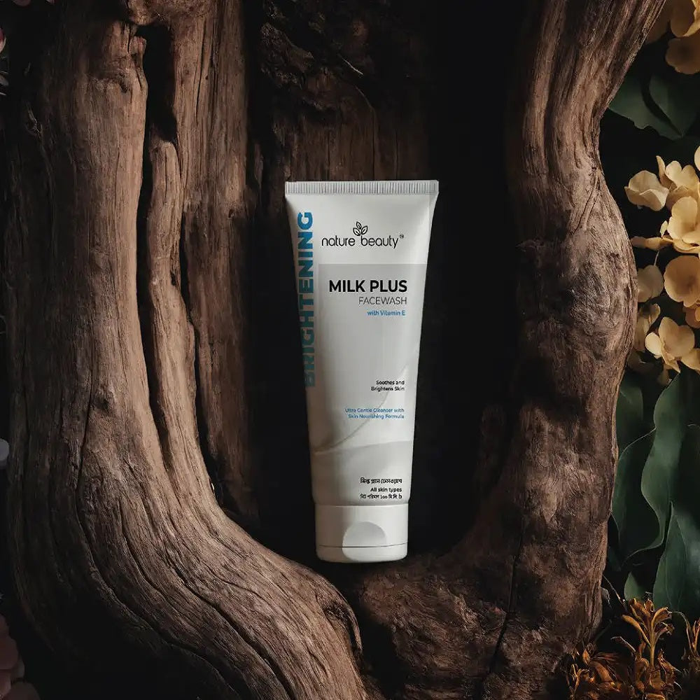 Nature Beauty Milk Plus Brightening Face Wash (100ml)