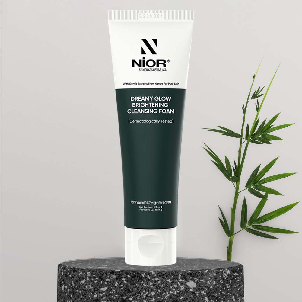 NIOR Dreamy Glow-Brightening Cleansing Foam (120ml)