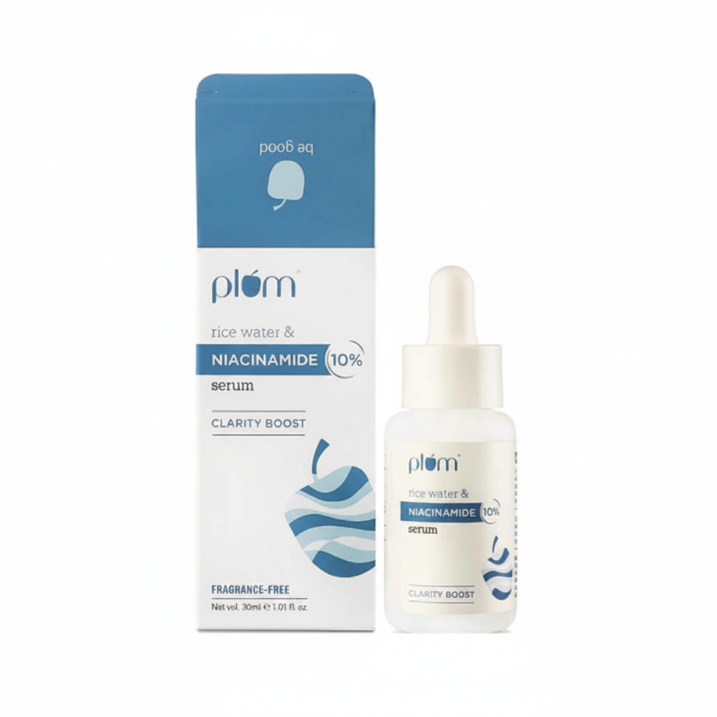 Plum Rice Water &amp; Niacinamide Clarity Boost Serum (30ml)