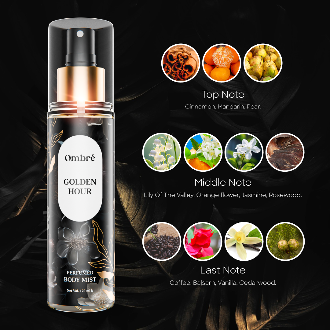 Ombre Perfumed Body Mist - Golden Hour (120ml)