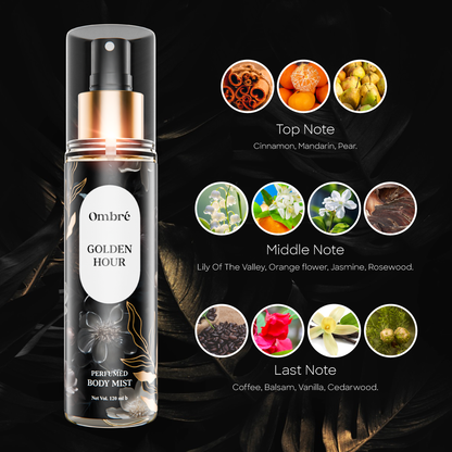 Ombre Perfumed Body Mist - Golden Hour (120ml)