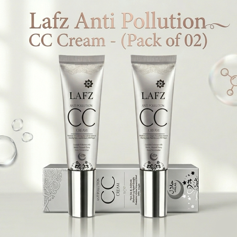 Lafz Anti Pollution CC Cream - (Pack of 02)