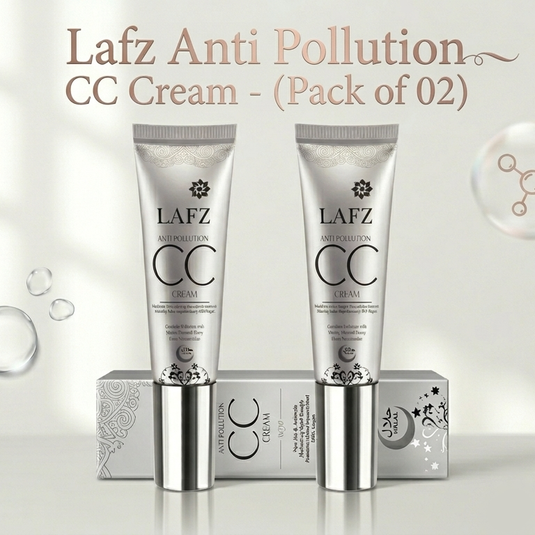 Lafz Anti Pollution CC Cream - (Pack of 02)