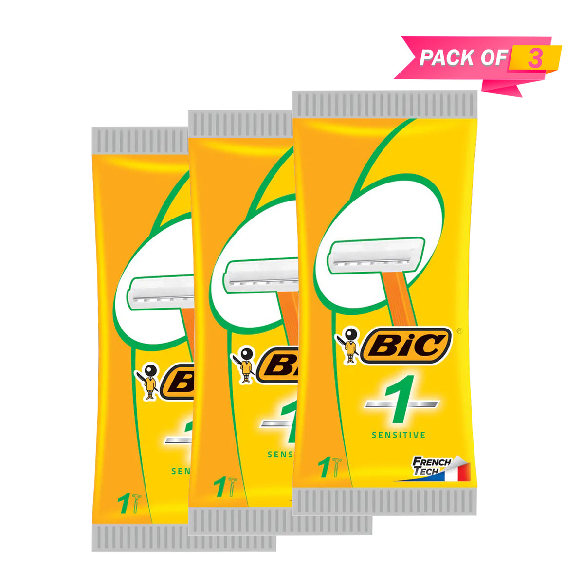 Cbic Razor BIC Razor Sensitive Single Blade (Pack of 03) – OHSOGO