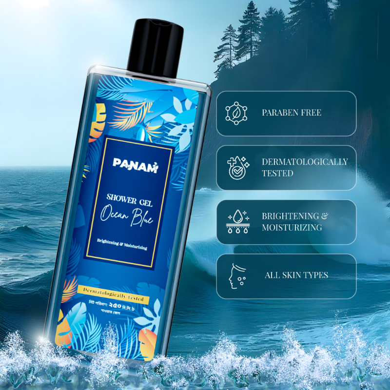 Panam Ocean Blue Shower Gel (250ml)