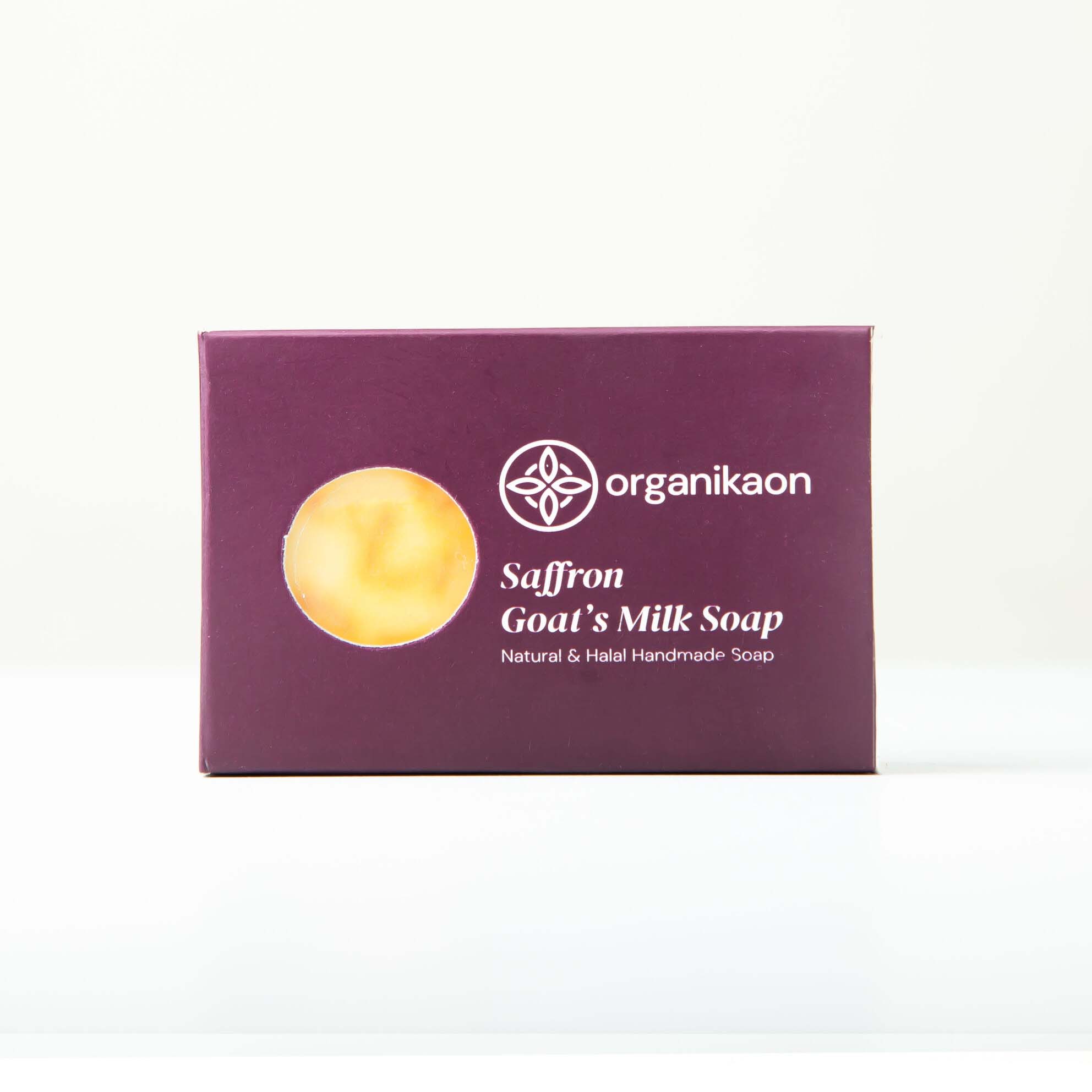 Organikaon Saffron Goat Milk Soap 100gm