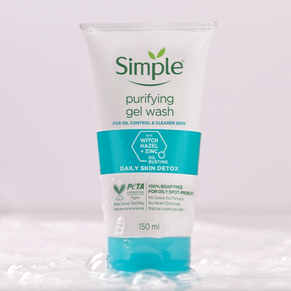 Simple Daily Skin Detox Purifying Gel Wash 150ml