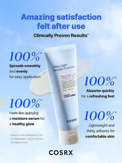 COSRX Ultra Light Invisible Sunscreen SPF50 50ml