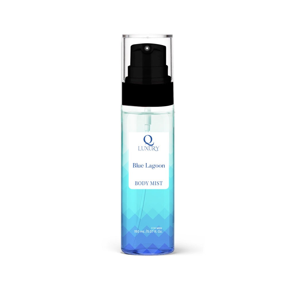 Qluxury Body Mist For Man - Blue Lagoon (150ml)
