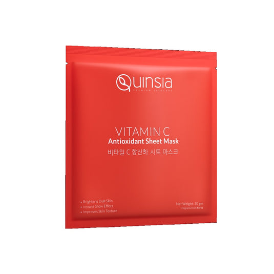 Quinsia Vitamin C Antioxidant Sheet Mask (30gm)