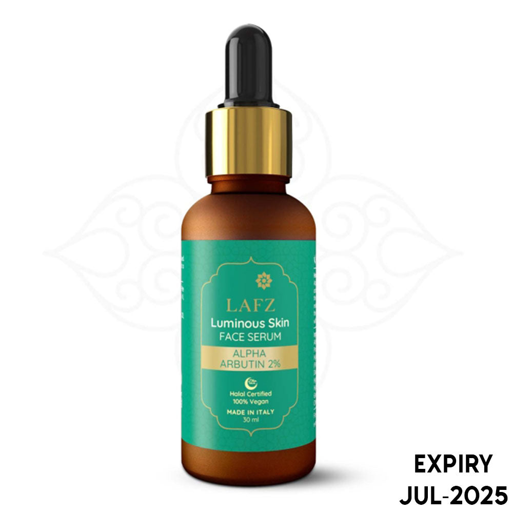 Lafz Luminous Skin Face Serum (30ml) - Alpha Arbutin