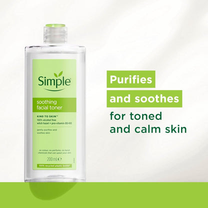 Simple Kind To Skin Soothing Facial Toner (200ml)