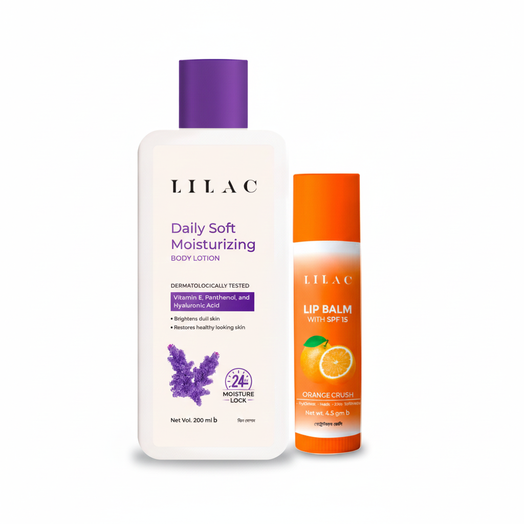 Buy Lilac Daily Soft Moisturizing Body Lotion 200ml Get Lilac Lip Balm Orange Crush Free