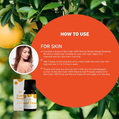 Skin Café Essential Oil 10ml - Sweet Orange
