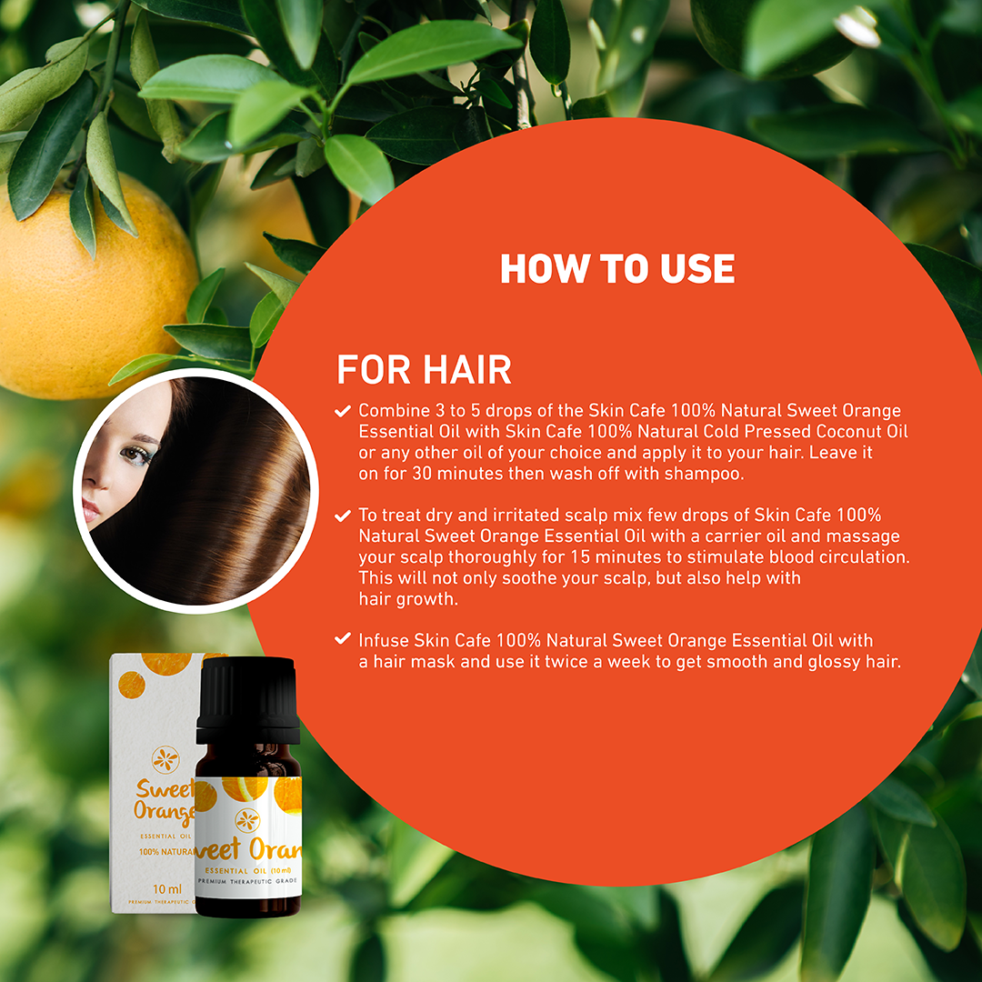 Skin Café Essential Oil 10ml - Sweet Orange