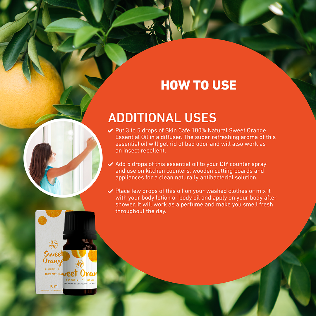 Skin Café Essential Oil 10ml - Sweet Orange