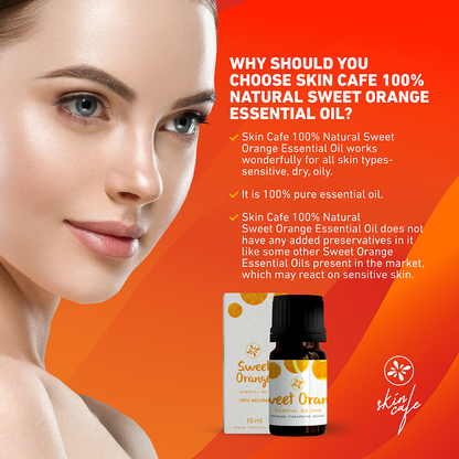 Skin Café Essential Oil 10ml - Sweet Orange
