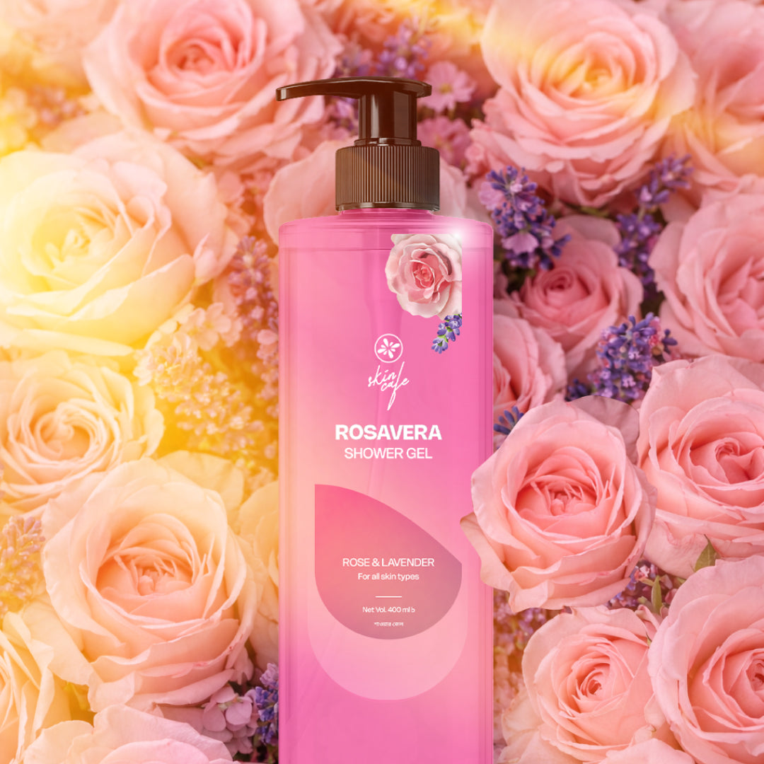 Skin Café Rosavera Shower Gel (400ml)