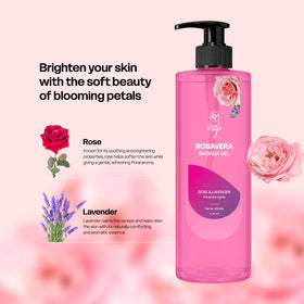 Skin Café Rosavera Shower Gel (400ml)