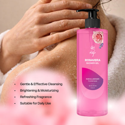 Skin Café Rosavera Shower Gel (400ml)