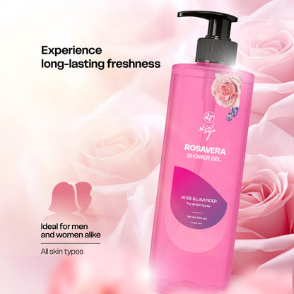 Skin Café Rosavera Shower Gel (400ml)