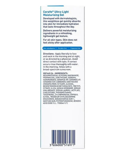 Cerave Ultra-Light Moisturizing Gel 52ml