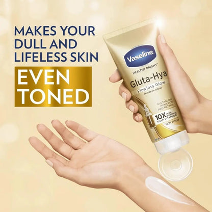 Vaseline Gluta-Hya Flawless Glow Serum Burst UV Lotion 300ml