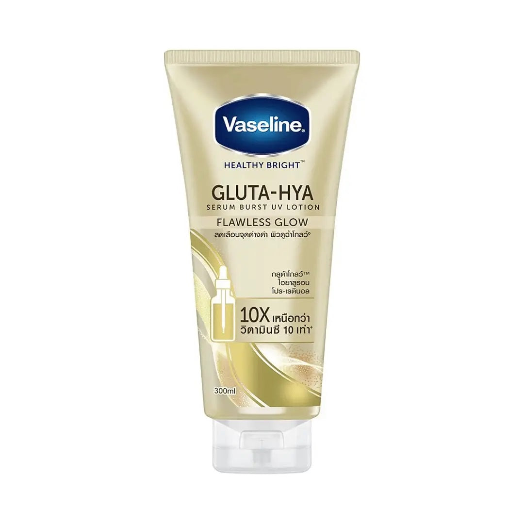 Vaseline Gluta-Hya Flawless Glow Serum Burst UV Lotion 300ml