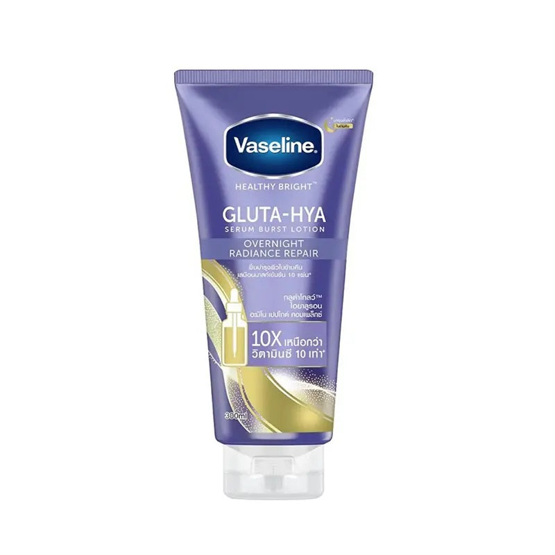 Vaseline Gluta-Hya Overnight Radiance Repair Serum Burst Lotion 300ml
