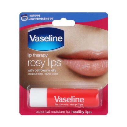 Vaseline Lip Therapy Rosy Lips With Petroleum Jelly 4.8gm