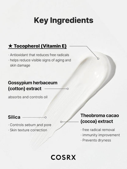 Cosrx Vitamin E Vitalizing Sunscreen SPF 50 (50ml)