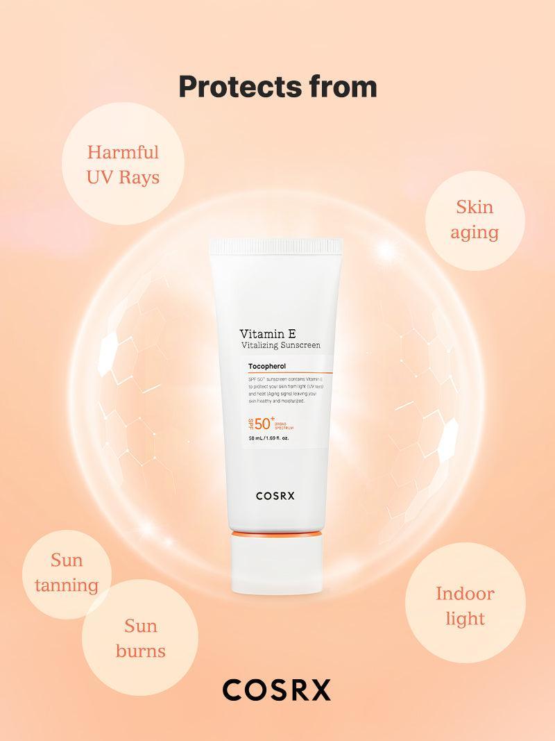 Cosrx Vitamin E Vitalizing Sunscreen SPF 50 (50ml)