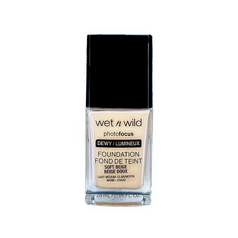 Wet N Wild Photo Focus Foundation Dewy - Soft Beige (28ml)