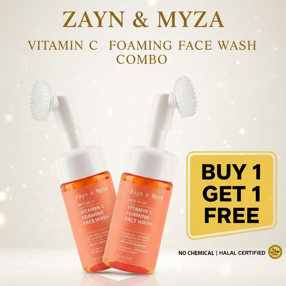 ZM Vitamin C Foaming Face Wash 100ml - (Buy 1 Get 1 Free)