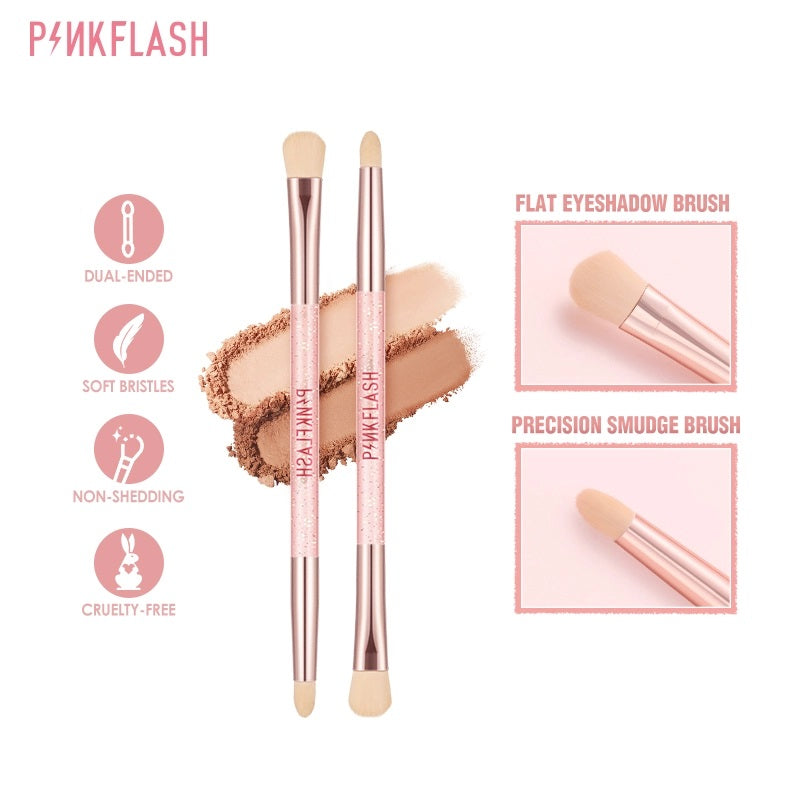 T04 - PINKFLASH Duo Eyeshadow Brush