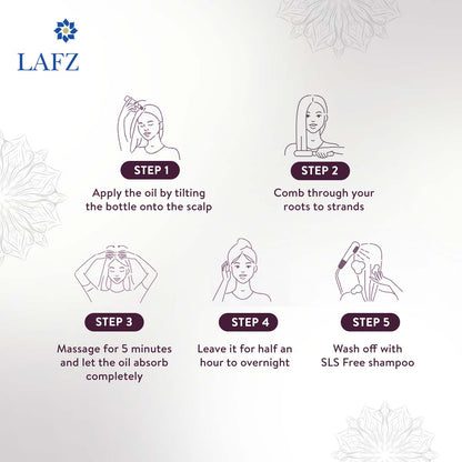 Lafz 10 in 1 Advanced Essential Oil - for Hair